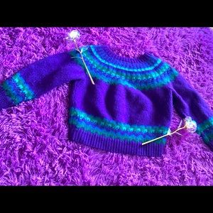 💜 VINTAGE CROPPED SWEATER 💜